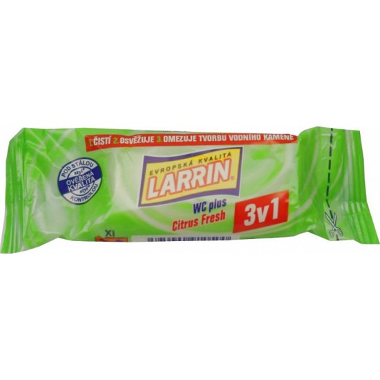 Larrin WC Plus Zelený NN 40g | Čistící, dezinf.prostř., dezodoranty - Přípravky na WC - Závěsy na WC a pissoárové kostky